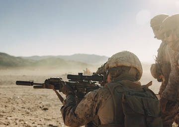 Marines with 1/7 conduct platoon attacks at Range 410A during ITX 1-25