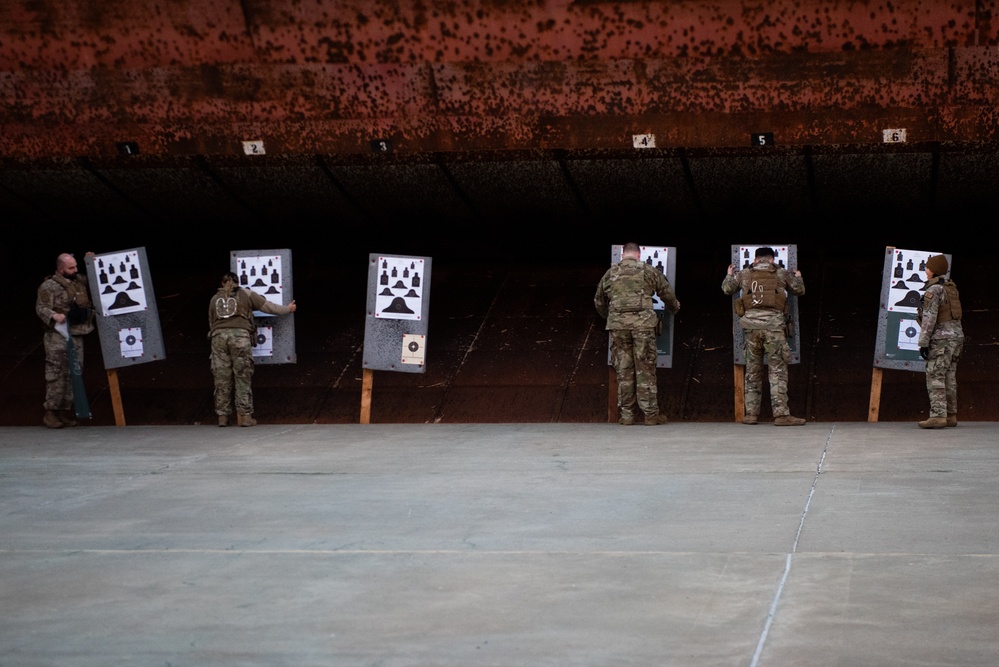 Practice Makes Perfect: 60th SFS sharpens skills during weapons proficiency training