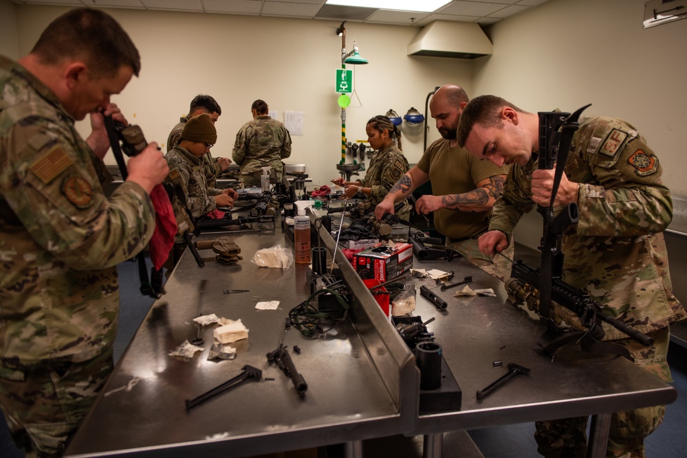 Practice Makes Perfect: 60th SFS sharpens skills during weapons proficiency training