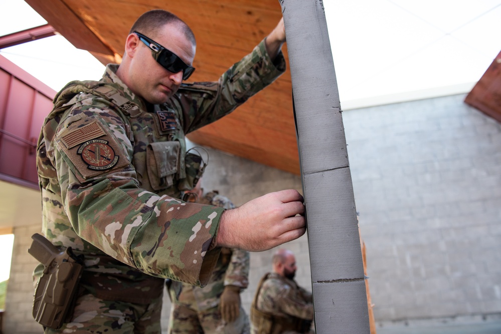 Practice Makes Perfect: 60th SFS sharpens skills during weapons proficiency training