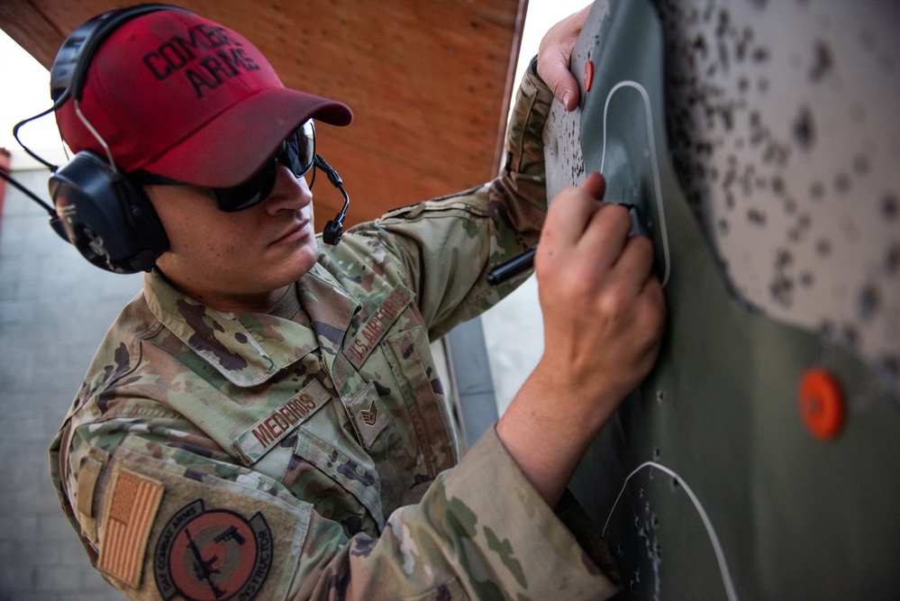 Practice Makes Perfect: 60th SFS sharpens skills during weapons proficiency training