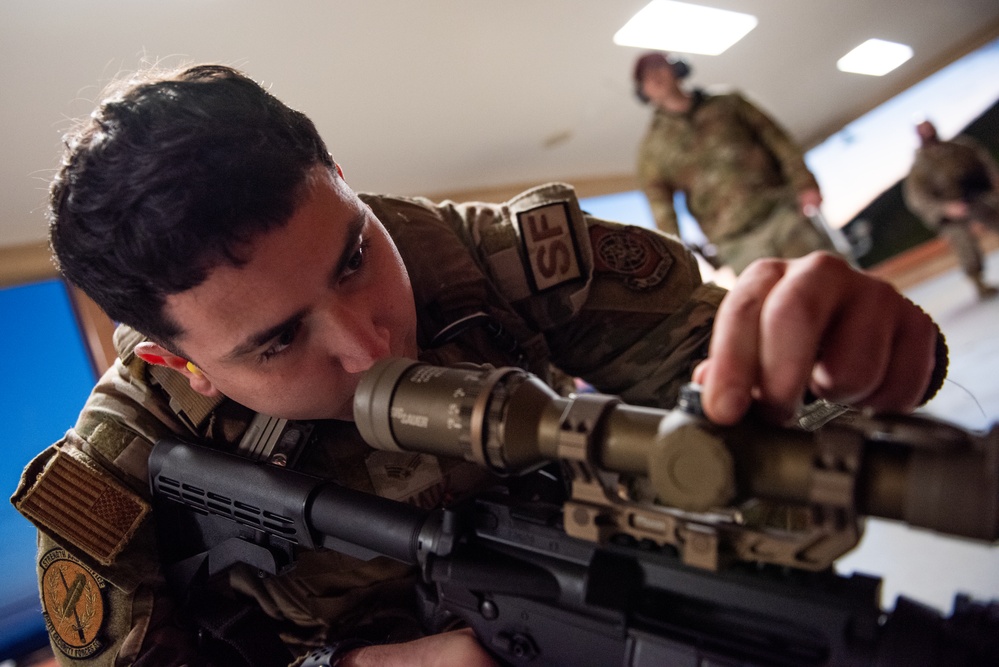 Practice Makes Perfect: 60th SFS sharpens skills during weapons proficiency training