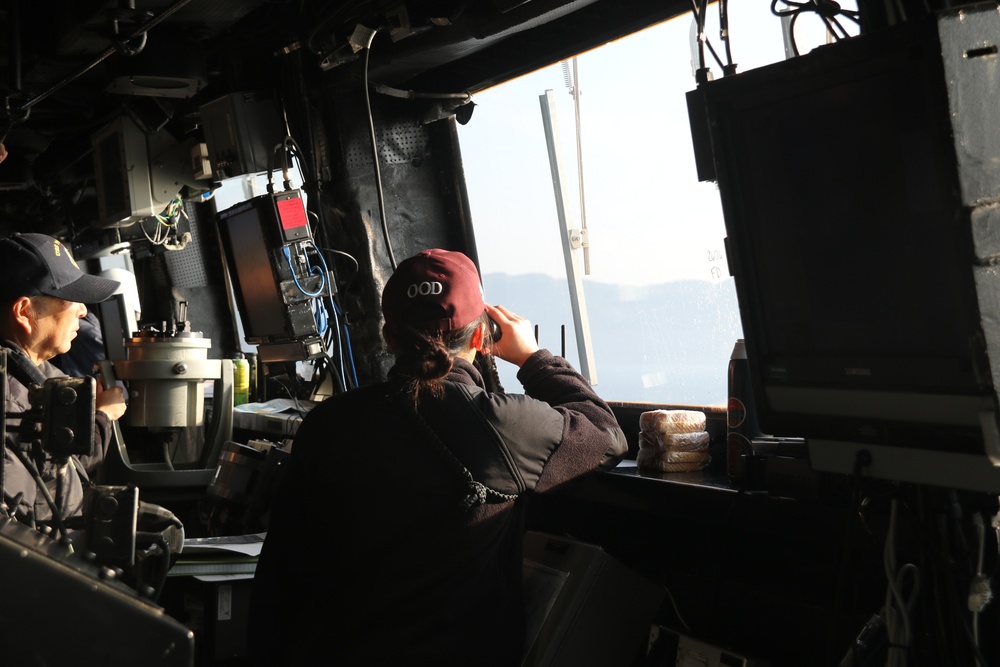 Sea and Anchor aboard USS San Diego (LPD 22)