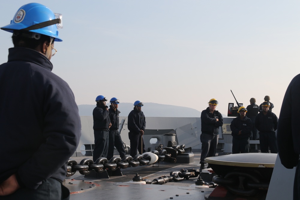 Sea and Anchor aboard USS San Diego (LPD 22)