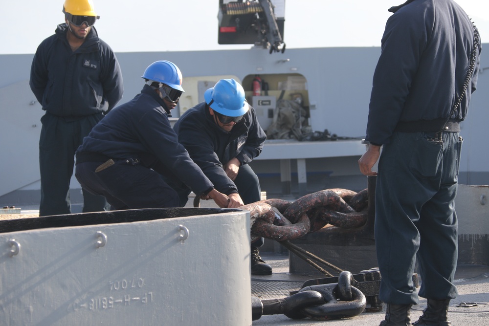 Sea and Anchor aboard USS San Diego (LPD 22)