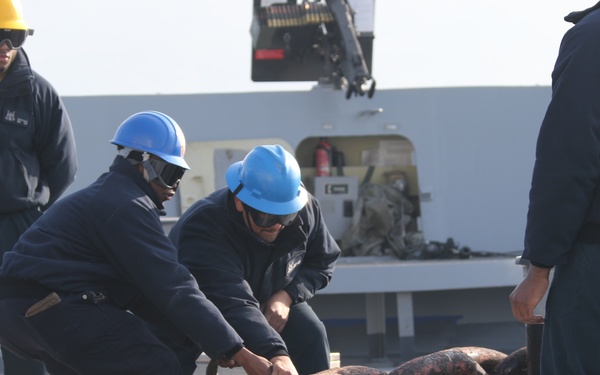 Sea and Anchor aboard USS San Diego (LPD 22)
