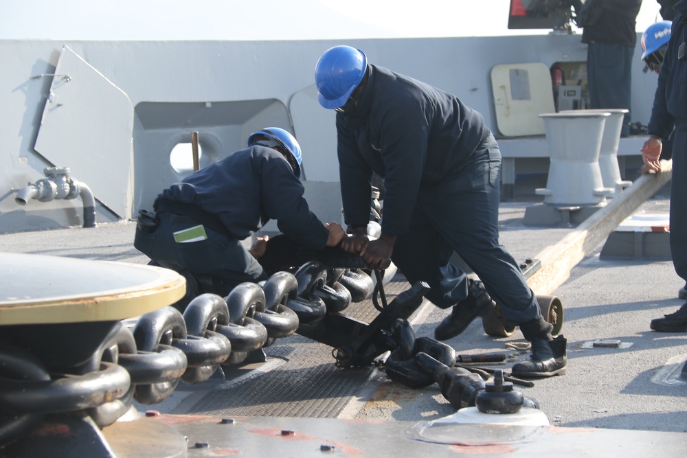 Sea and Anchor aboard USS San Diego (LPD 22)