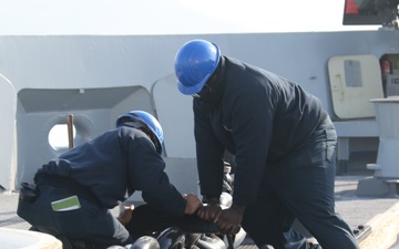 Sea and Anchor aboard USS San Diego (LPD 22)