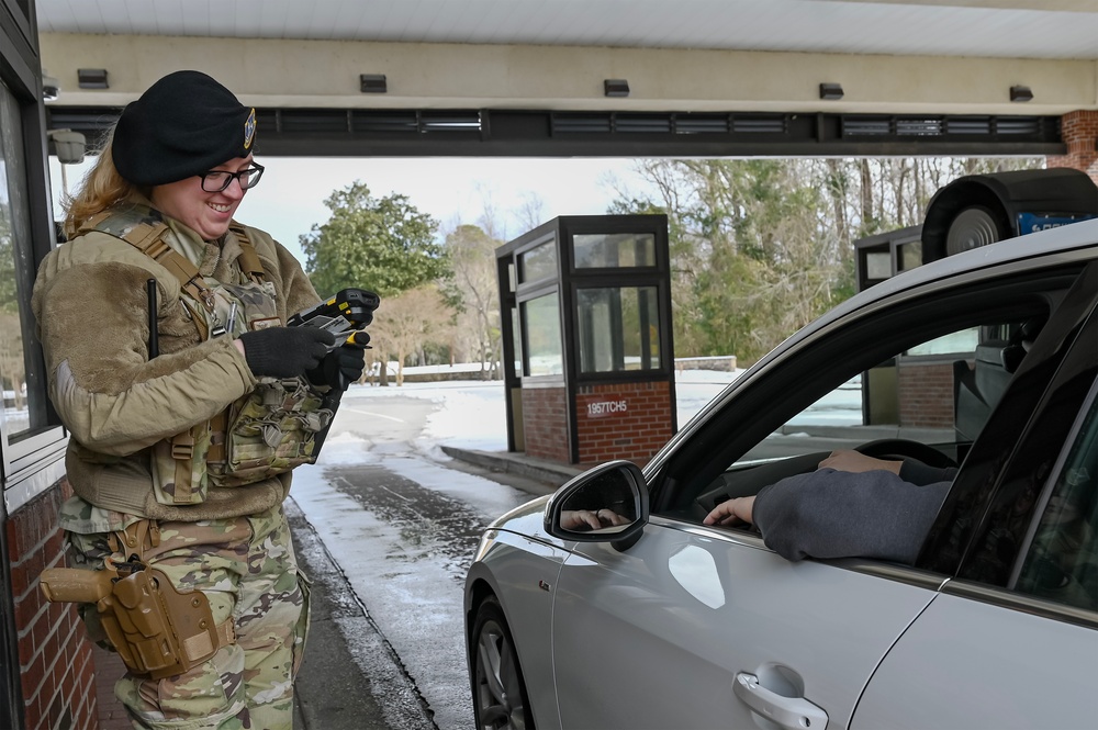 Stormy weather, steady resolve: Team Charleston's mission essential personnel weather the storm