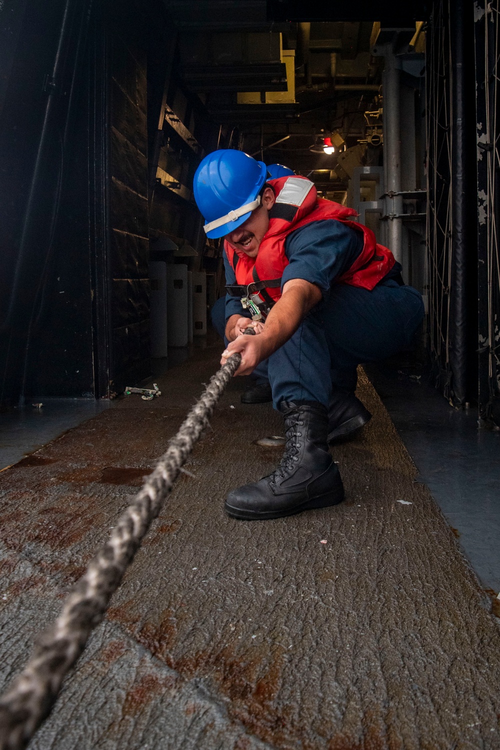 USS Sterett conducts routine operations as part of the Carl Vinson Carrier Strike Group