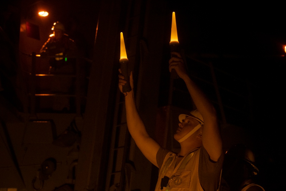 USS Sterett conducts routine operations as part of the Carl Vinson Carrier Strike Group