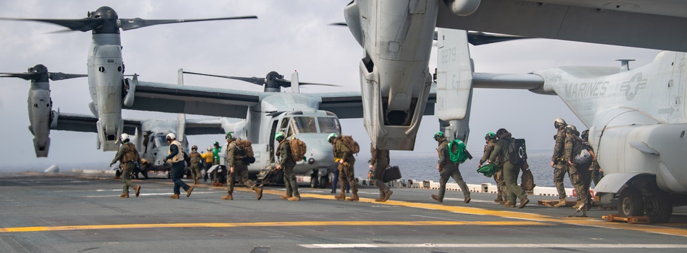 Flight Operations aboard USS America (LHA 6)