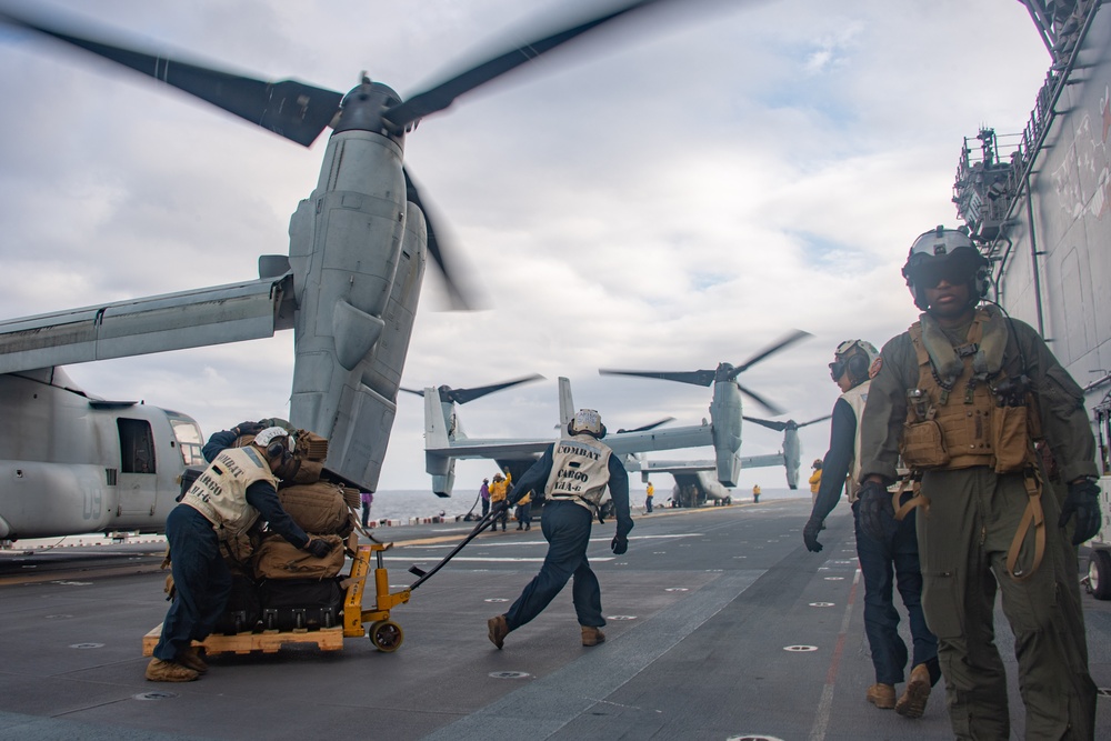 Flight Operations aboard USS America (LHA 6)