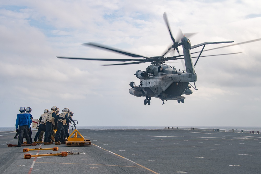 Flight Operations aboard USS America (LHA 6)