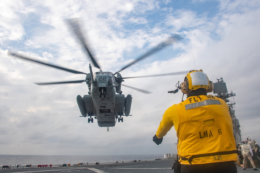 Flight Operations aboard USS America (LHA 6)