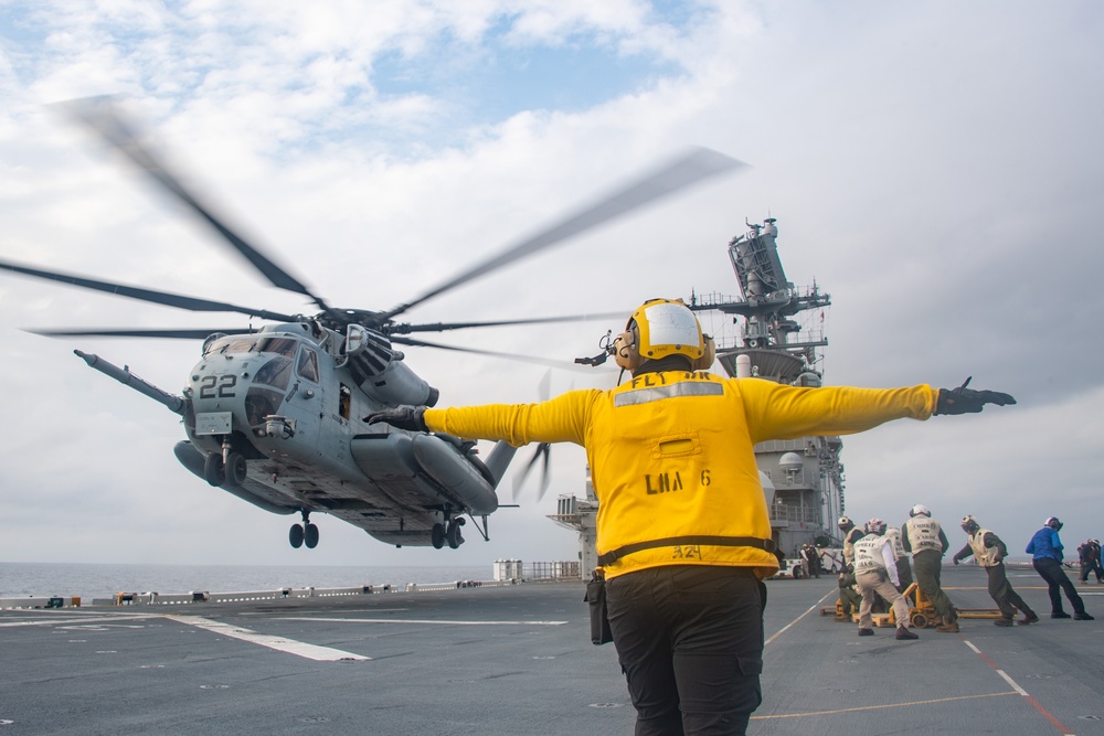 Flight Operations aboard USS America (LHA 6)