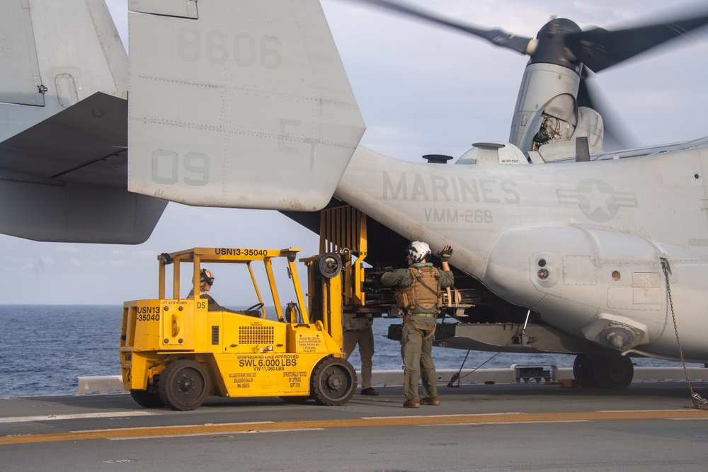 Flight Operations aboard USS America (LHA 6)