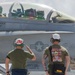 Marine F/A-18s fly armed at Andersen Air Force Base, Guam