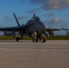 Marine F/A-18s fly armed at Andersen Air Force Base, Guam