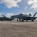 Marine F/A-18s take flight at Andersen Air Force Base, Guam