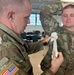 155ABCT Soldiers perform medical training at Fort Bliss preparing for future deployment.