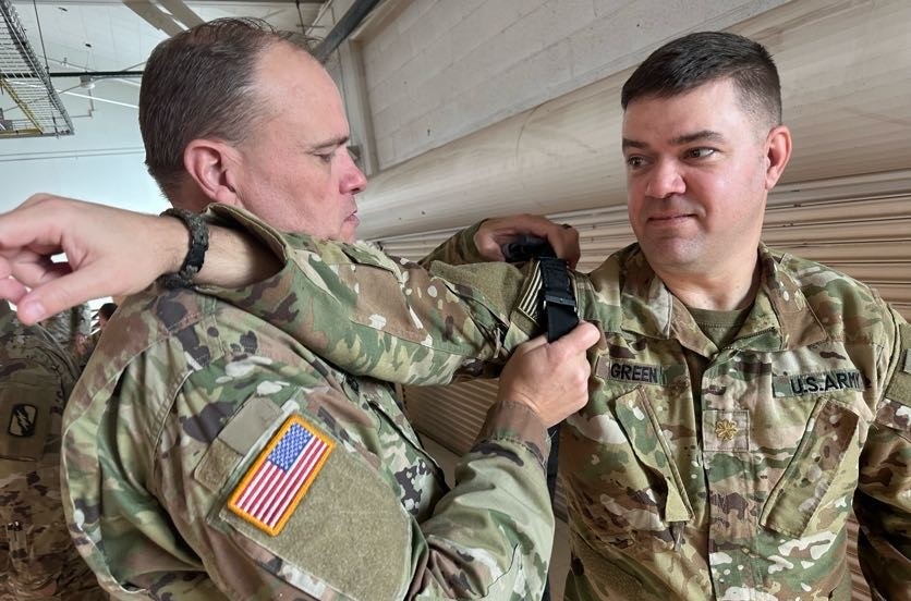 155ABCT Soldiers perform medical training at Fort Bliss preparing for future deployment.