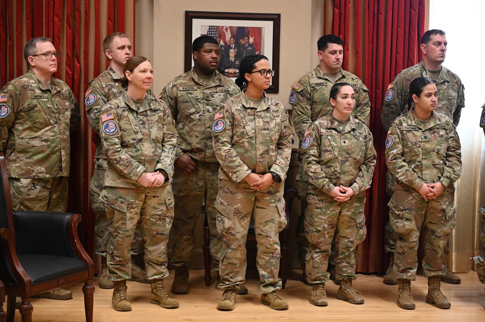 151st Regional Support Group (RSG) receive DCNG Commanding General’s Outstanding Unit Award