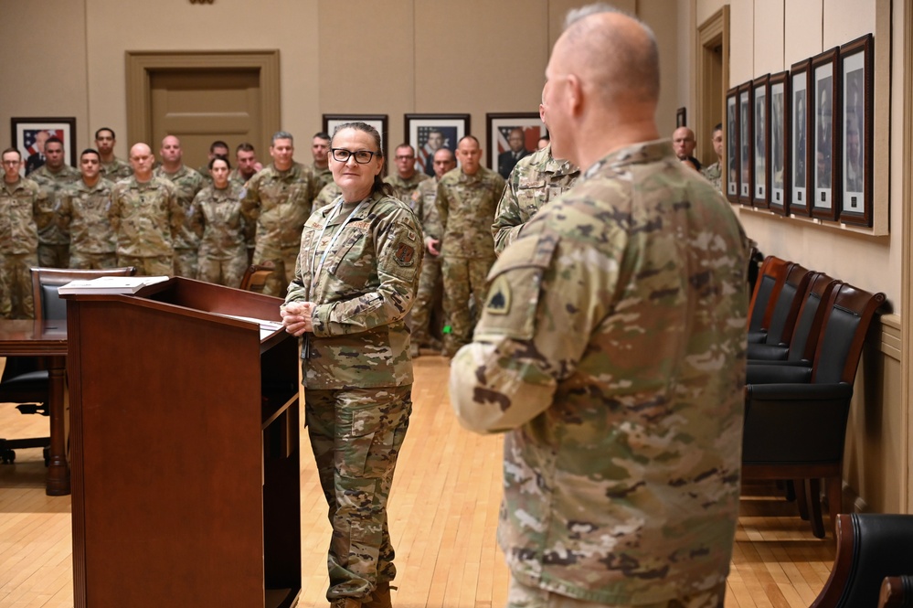 151st Regional Support Group (RSG) receive DCNG Commanding General’s Outstanding Unit Award