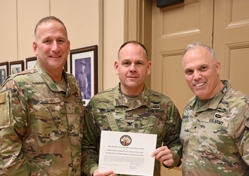 151st Regional Support Group (RSG) receive DCNG Commanding General’s Outstanding Unit Award