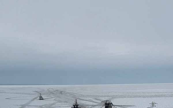 U.S. Coast Guard amplifies ice breaking assistance to free the Manitoulin