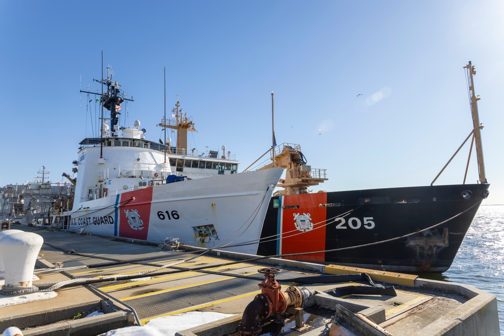 U.S. Coast Guard Cutters at NAS Pensacola