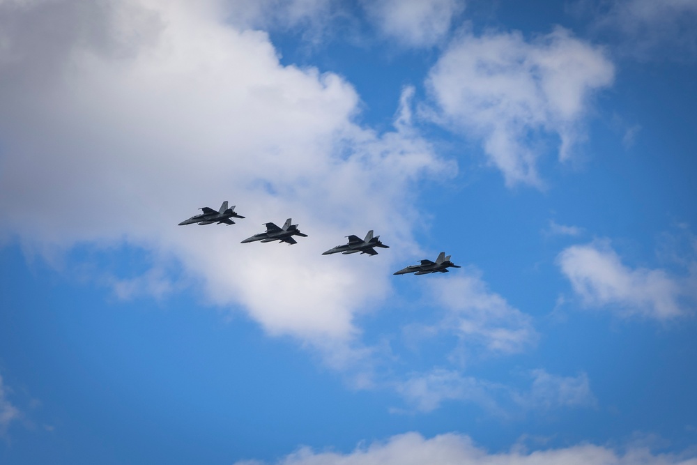 USS Gerald R. Ford (CVN 78) conducts routine flight operations