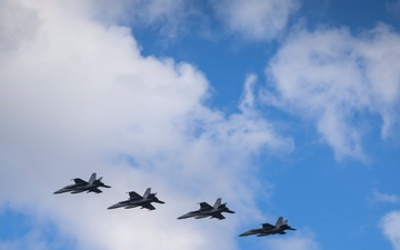 USS Gerald R. Ford (CVN 78) conducts routine flight operations