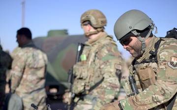 Emerging 12th Air Task Force participates in field exercise hosted by 5th Armored Brigade OCTs