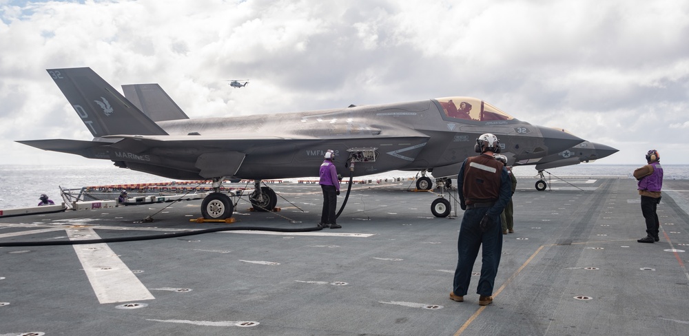 USS America (LHA 6) Conducts Flight Operations