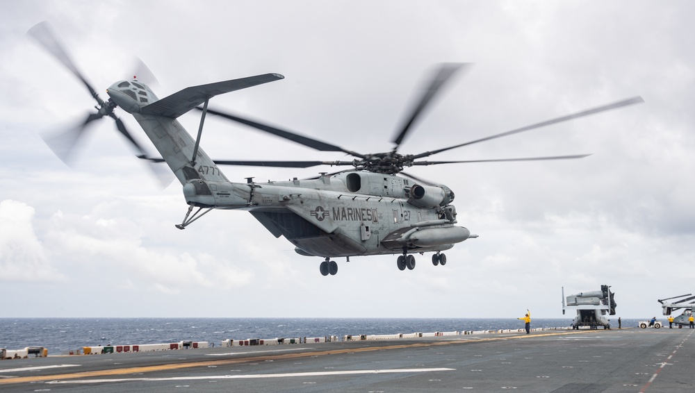 USS America (LHA 6) Conducts Flight Operations