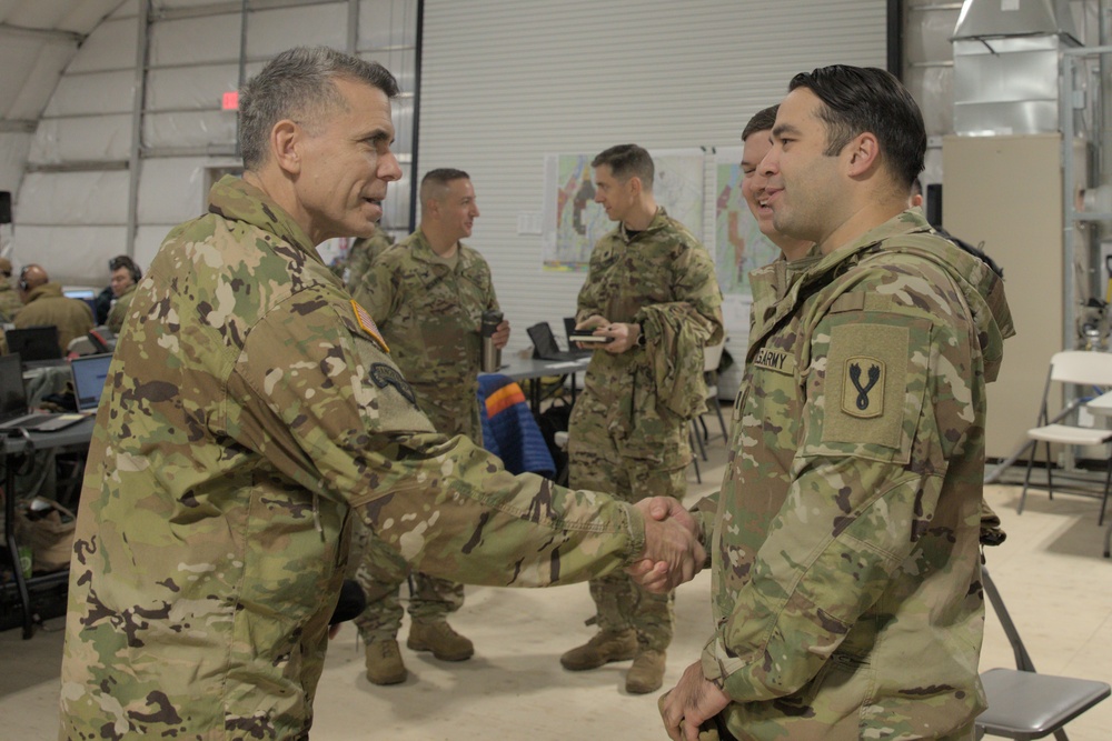 I Corps Commander Visits with Soldiers and Leaders during Joint Pacific Multinational Readiness Center 25-02