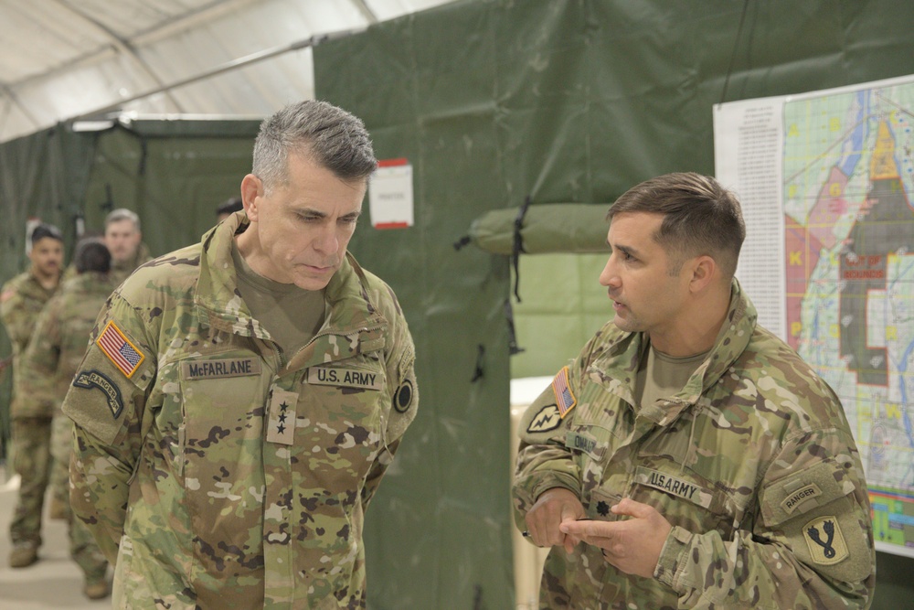 I Corps Commander Visits with Soldiers and Leaders during Joint Pacific Multinational Readiness Center 25-02