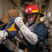 USS Blue Ridge Conducts General Quarters Drill