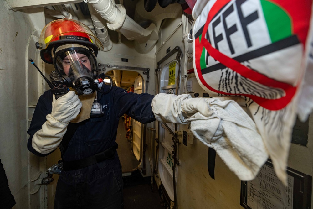 USS Preble (DDG 88) Toxic Gas Drill