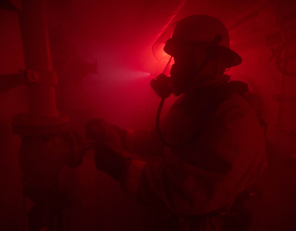 USS Preble (DDG 88) Fire Drill