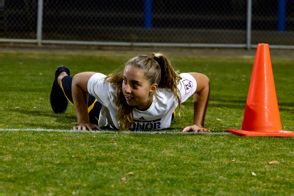 ASU Volleyball Team Marine Workout