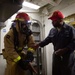 USS Stockdale conducts firefighting training