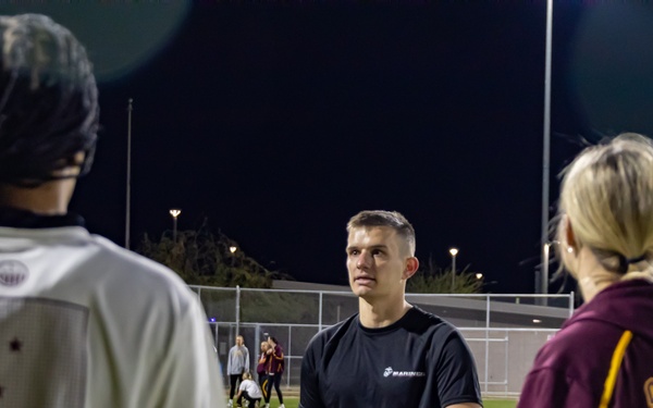 ASU Volleyball Team Marine Workout