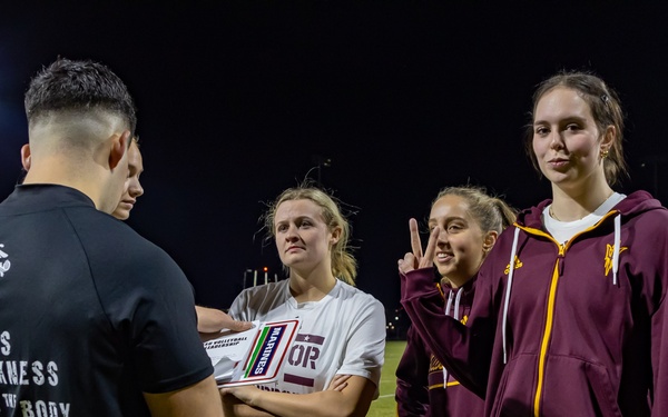 ASU Volleyball Team Marine Workout