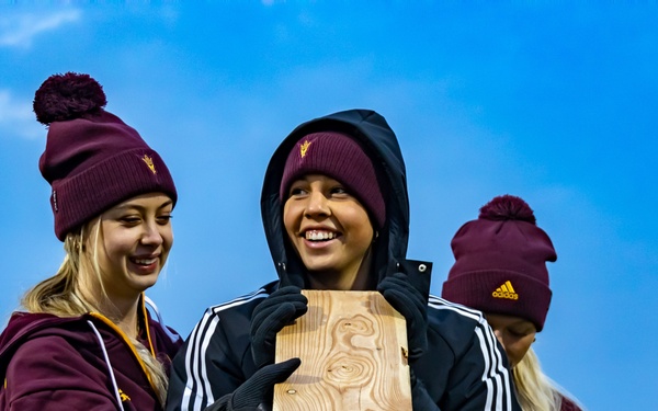 ASU Volleyball Team Marine Workout