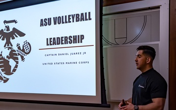 ASU Volleyball Team Marine Workout