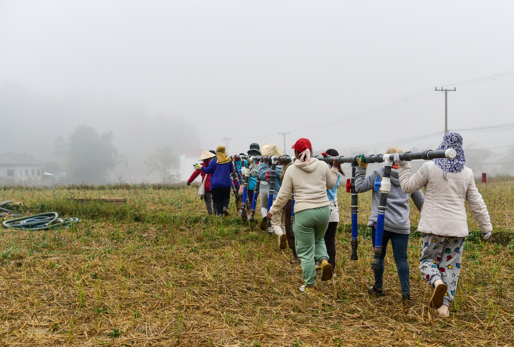 DPAA and Lao Personnel Move Screening Station in Laos