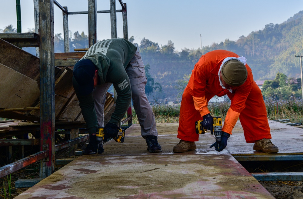 DPAA and Lao Personnel Move Screening Station in Laos