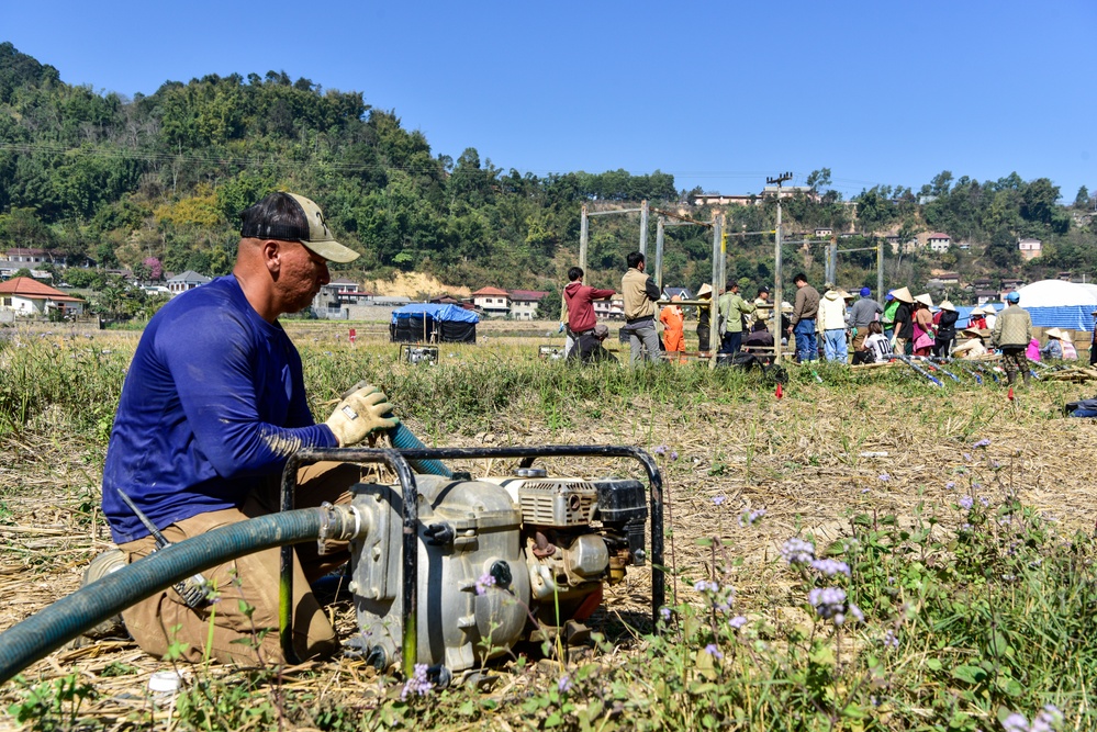 DPAA and Lao Personnel Move Screening Station in Laos